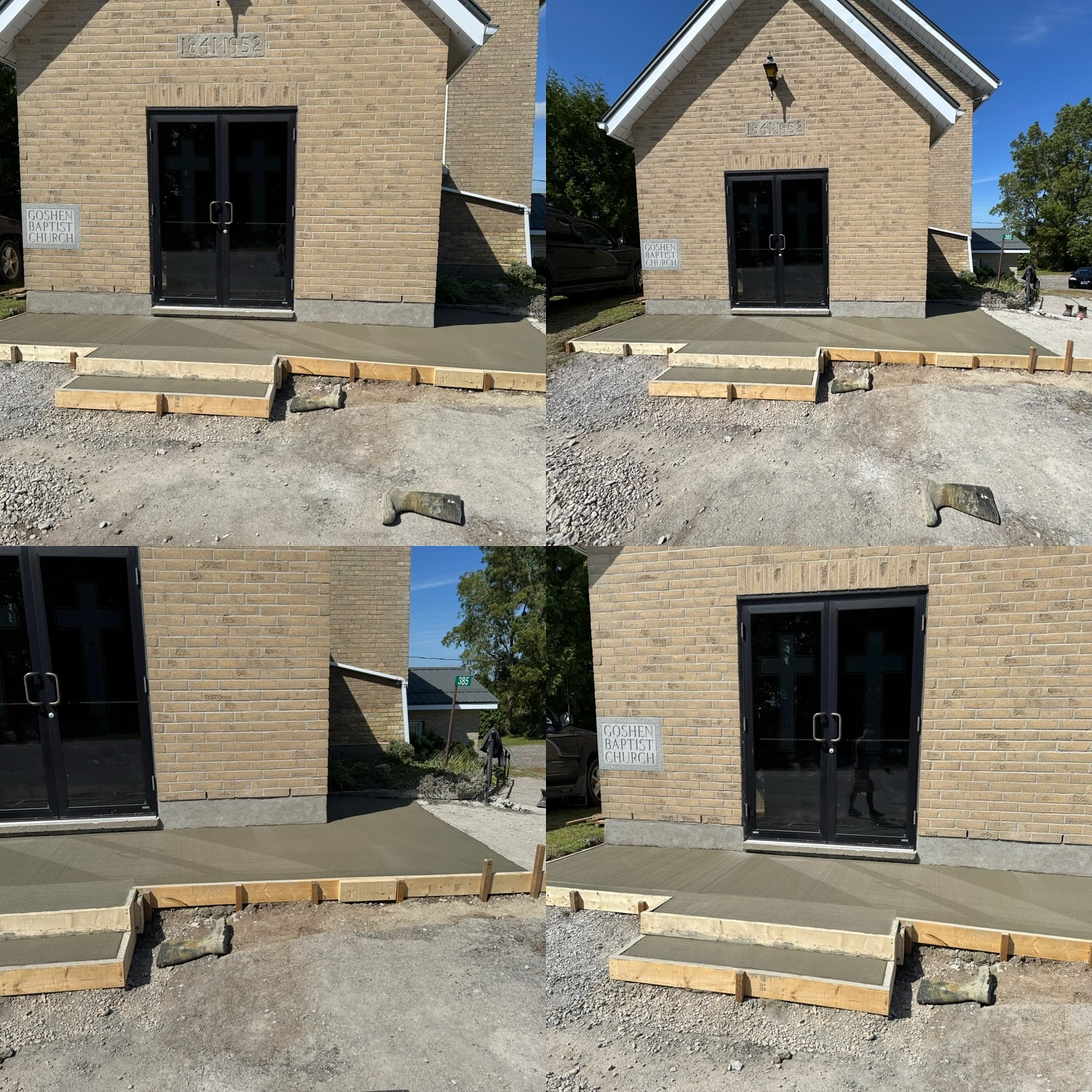 Goshen Baptists Church: Rebuilt stairs and added a safe accessible ramp.